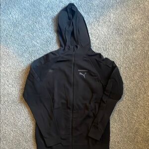 Puma Black Zip-Up Hoodie